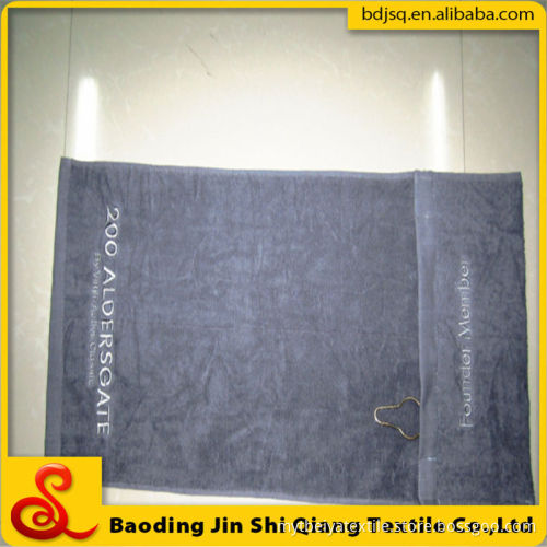 OEM sevice 100% cotton customize logo sport towel gym towel with zipper